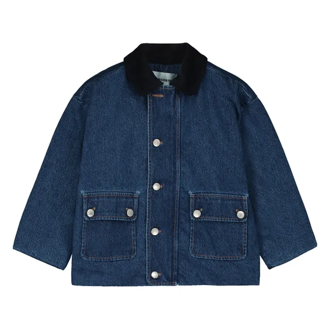 Veste Boutons Denim | Bleu