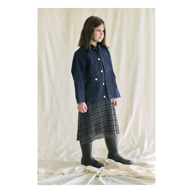 Veste Boutons Denim | Bleu