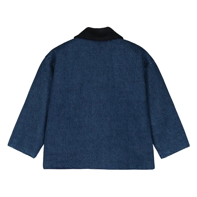 Veste Boutons Denim | Bleu