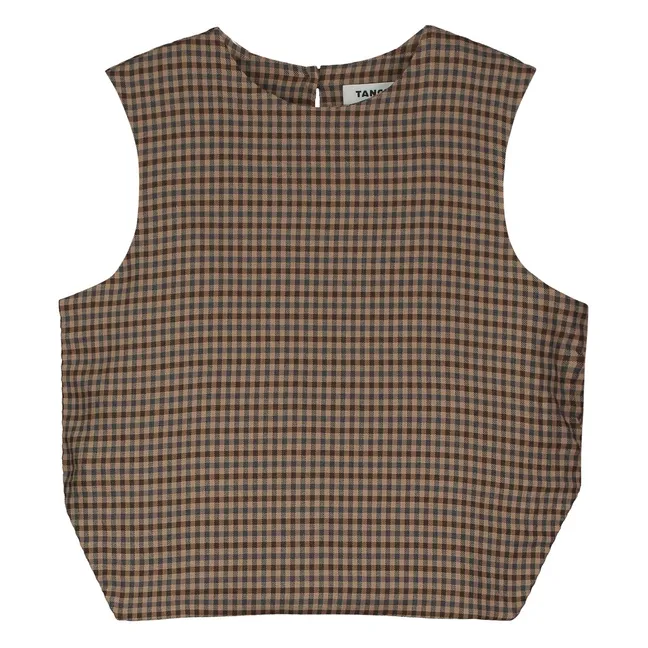 Top Carreaux | Marron