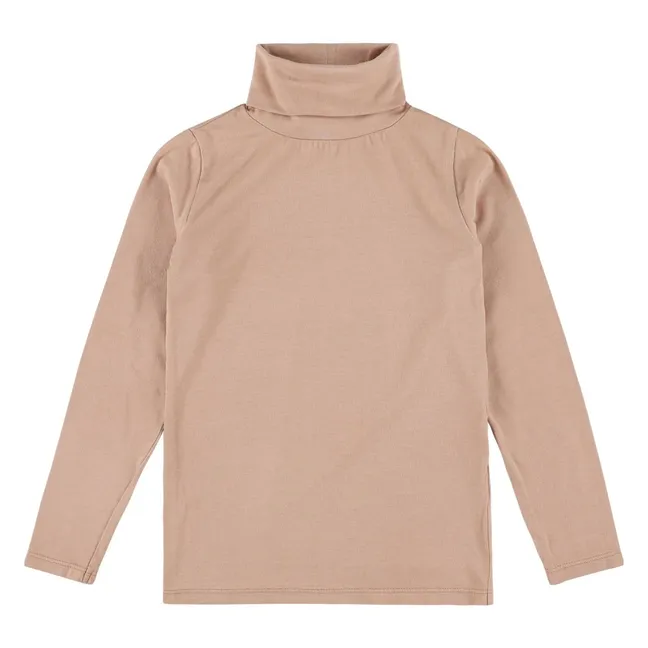 Tyla Turtleneck T-Shirt | Blush