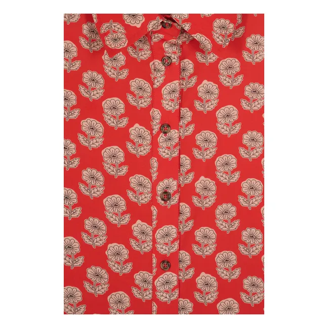 Chemise Alana Popeline | Rouge