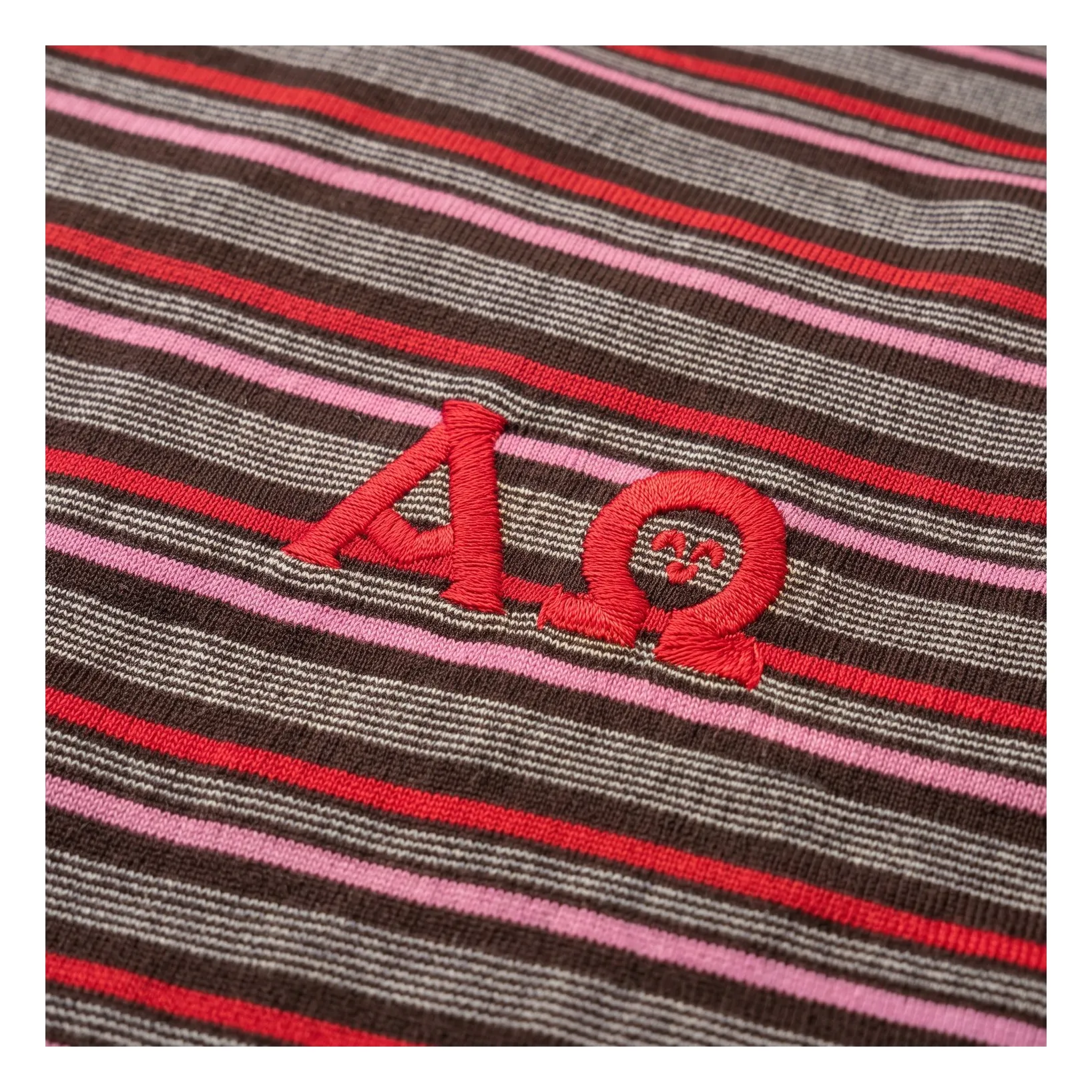 T-shirt Oversize Filo Rayé | Marron- Image produit n°2