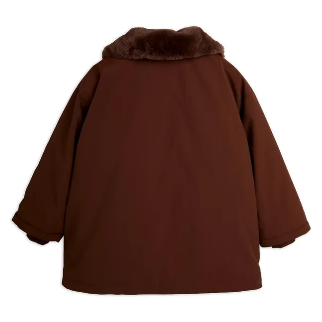 Parka Chien Fibres Recyclées | Marron