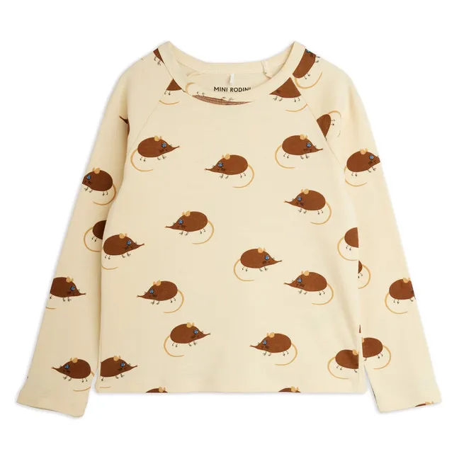 Organic cotton Mouse T-shirt | Beige