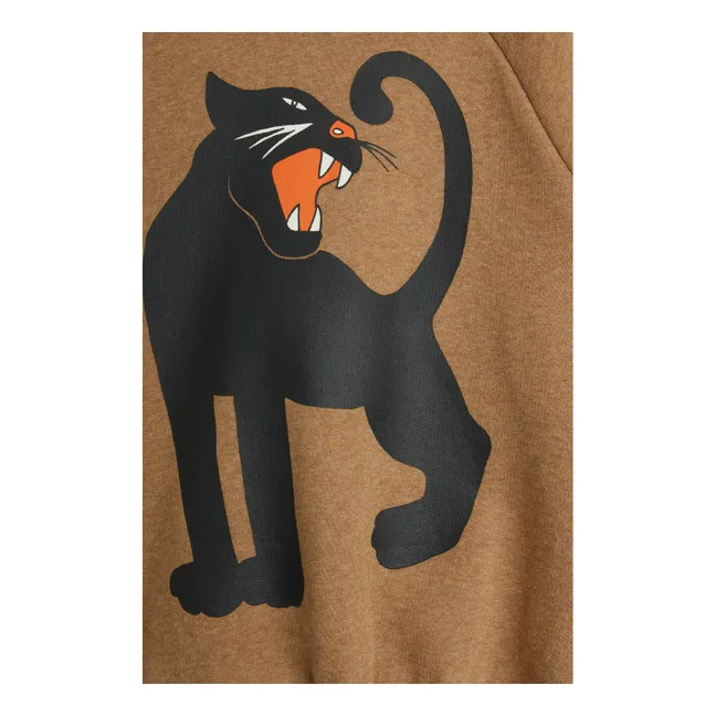Sweat Panthère Coton Bio | Marron