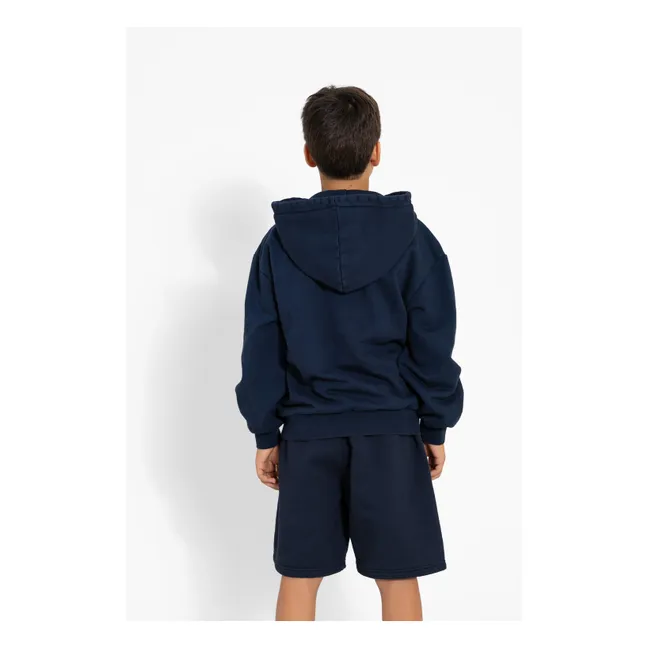 Sudadera Kingswood de algodón orgánico | Azul Marino