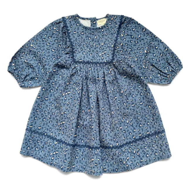Robe Mahana Léopard Denim | Bleu