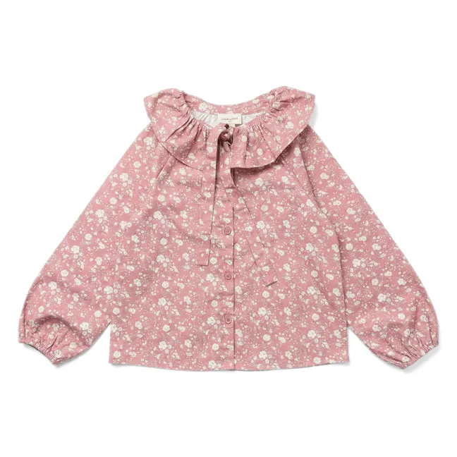 Blouse Angele Fleurie | Rose