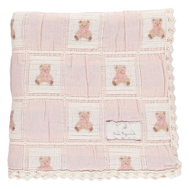 Bebe Organic - Mai Coton Bio Patchwork Blanket - Yellow | Smallable