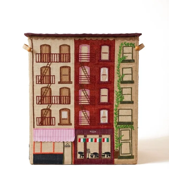 New York Storage Chest | Brick red