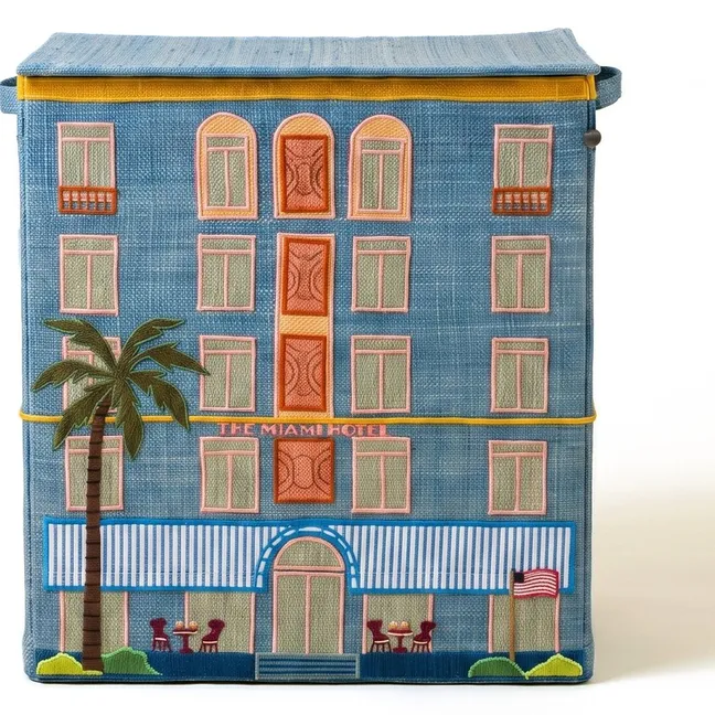 Miami Storage Chest | Azure blue