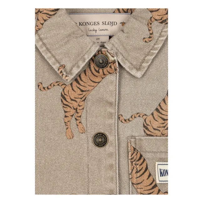 Chemise Magot Tigres Denim Coton Bio | Beige