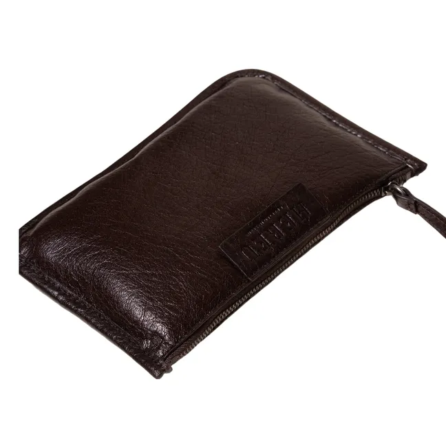 Sac Calella Crossbody Tumbled | Marron foncé