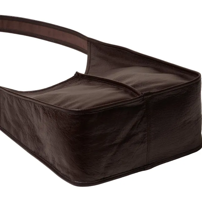 Sac Calella Crossbody Tumbled | Marron foncé