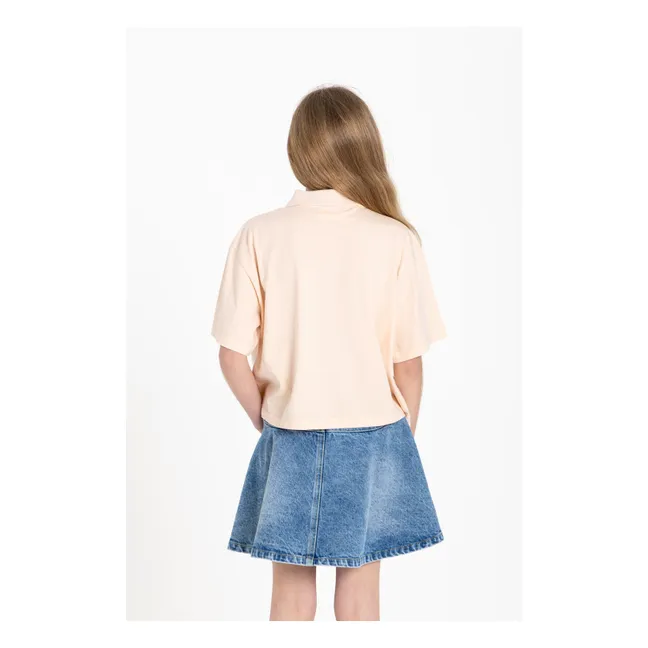 Polo Bristol Coton Bio | Rose pêche