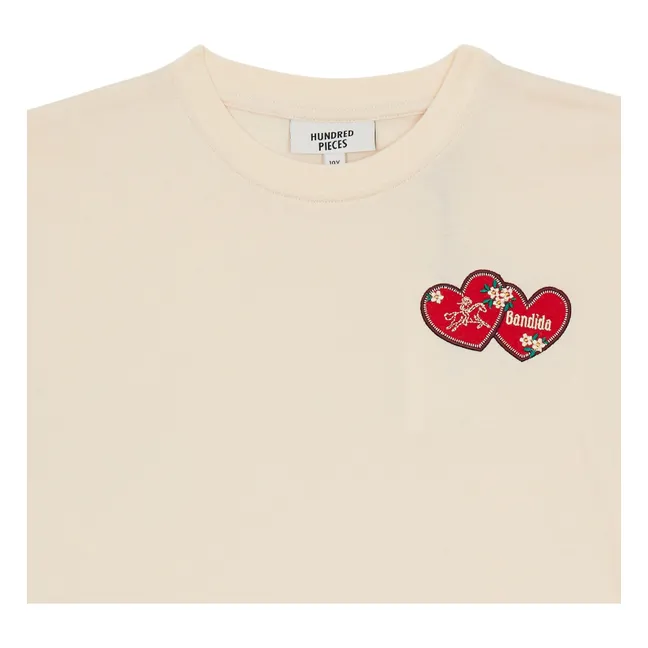 T-shirt Luna Bandida Heart | Crème