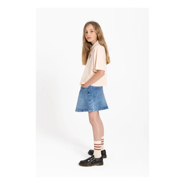 Polo Bristol Coton Bio | Rose pêche