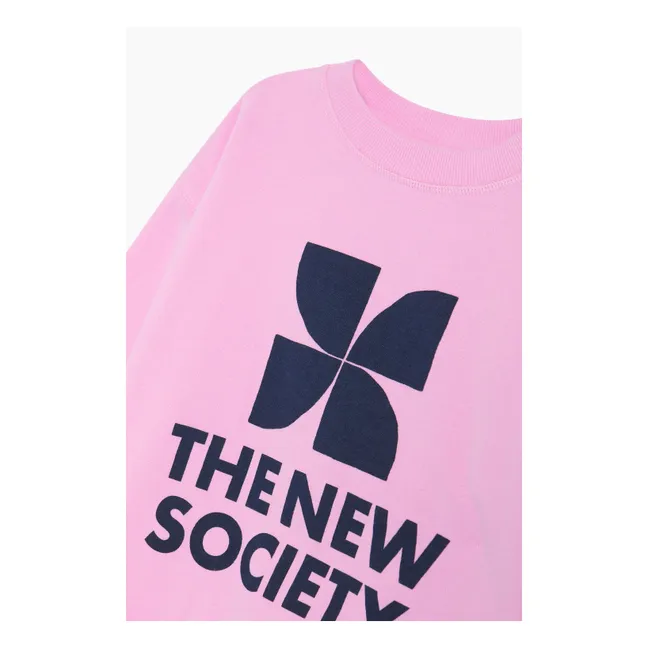 Sweat Logo Coton | 	Lilas