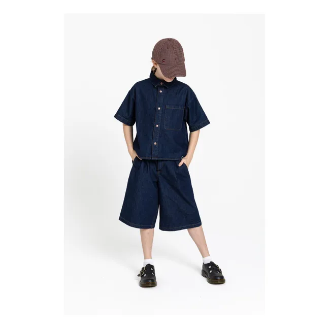 Harper Denim Shirt | Dark Blue