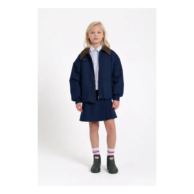 Blouson Aviateur Denim Aria | Denim brut