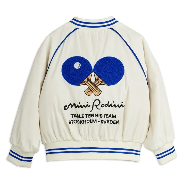 Recycled Fiber Ping Pong Jacket | White