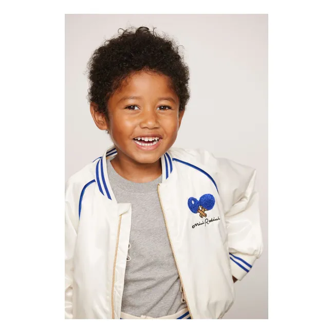 Recycled Fiber Ping Pong Jacket | White