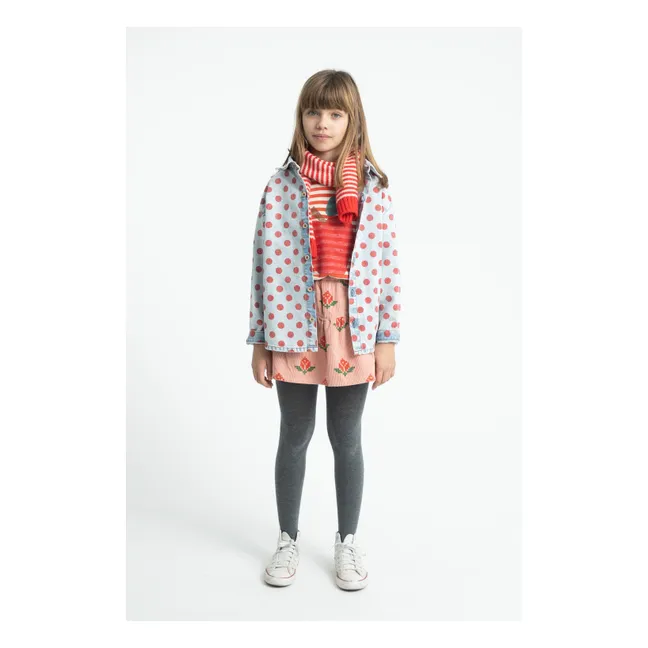 Echarpe Rayée | Rouge