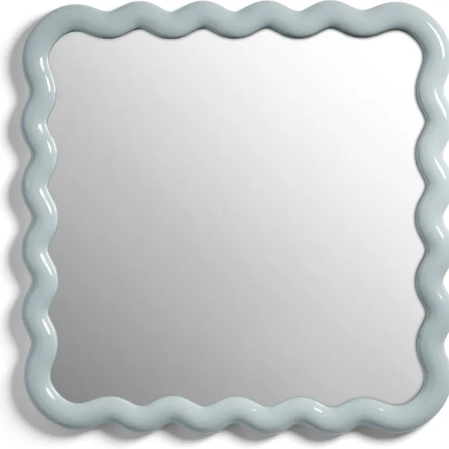 Miroir Zigzag | Bleu Clair