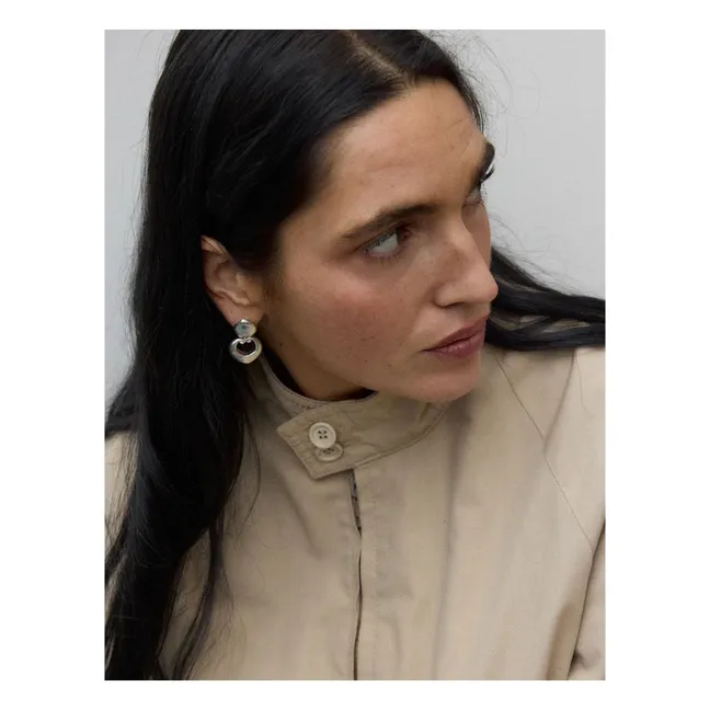 Boucles d'Oreilles Les Volutes | Argenté