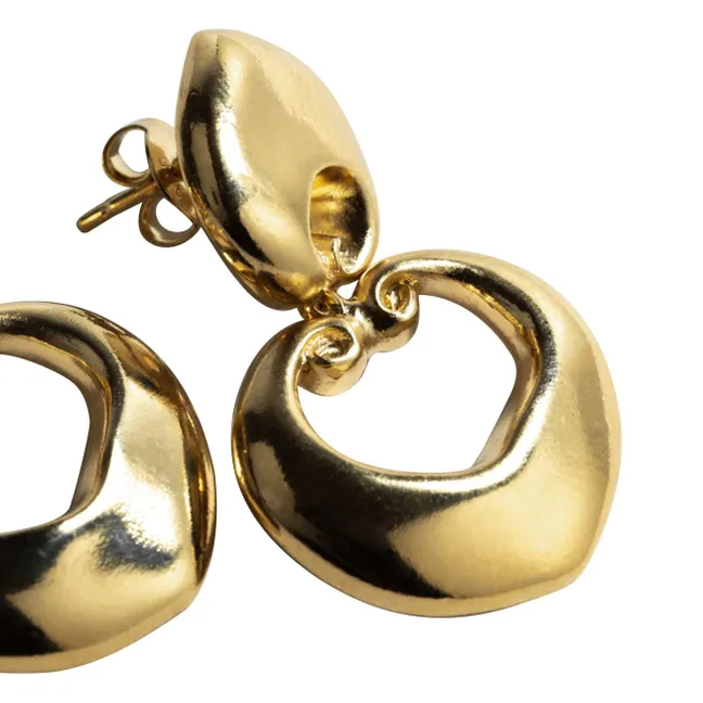 Boucles d'Oreilles Les Volutes | Doré