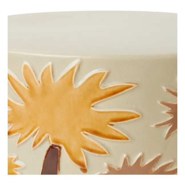 Table d'appoint en faïence | Crème