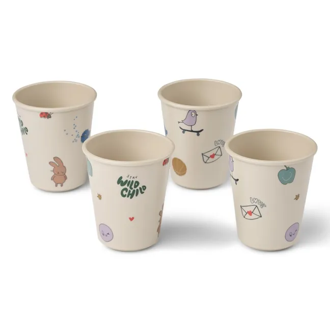 Lana Cups - Set of 4 | Tamtam/Sandy