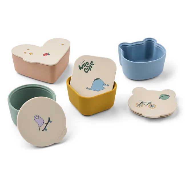 Boîtes à goûter Toto - Set de 4 | Tamtam/Sandy