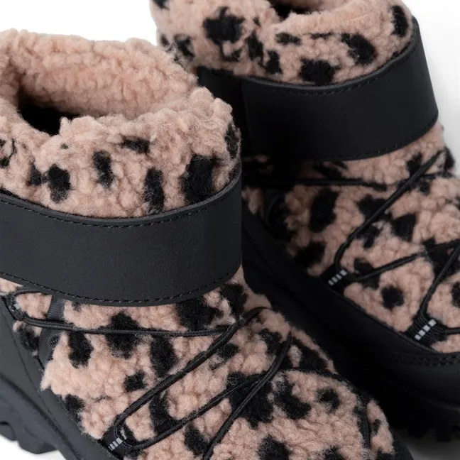 Boots Aliza Léopard | Marron