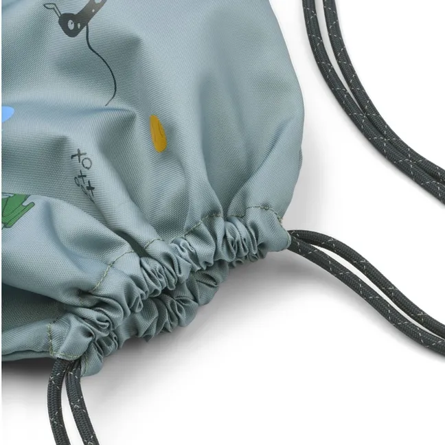 Sac de Gym Danella Play Fibres Recyclées | Bleu Vert