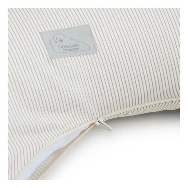 Stripes nursing pillow | Camel
