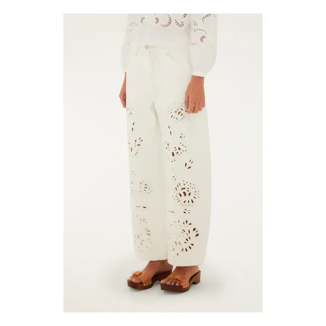 Pantalon Richelieu Coton | Blanc