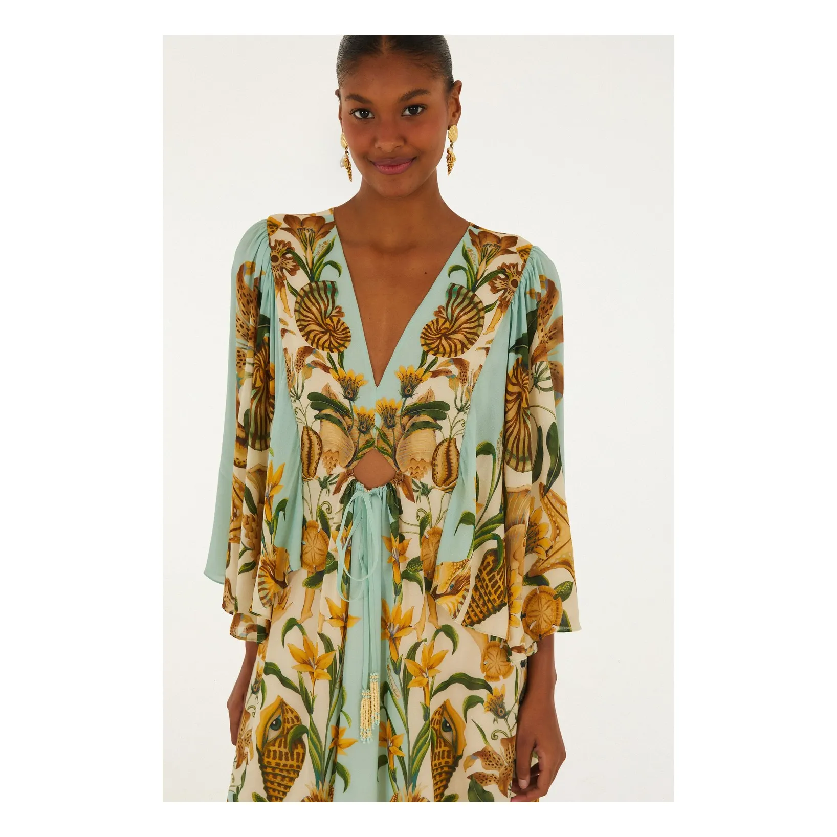 Robe Marine Garden Sand | Orange- Image produit n°3