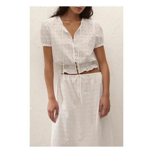 Top Santana Coton | Blanc