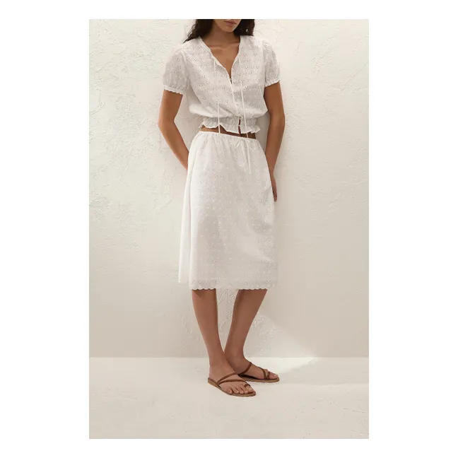 Top Santana Coton | Blanc