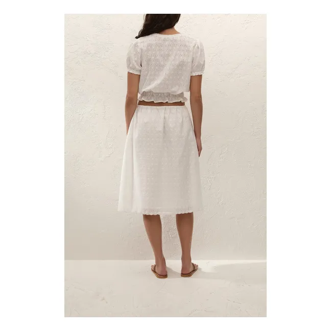Top Santana Coton | Blanc