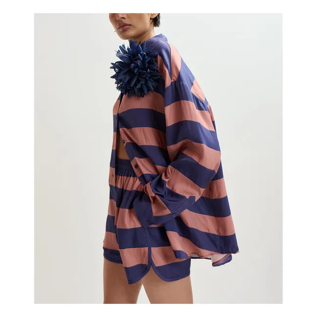 Short Rayures Jalana | Bleu