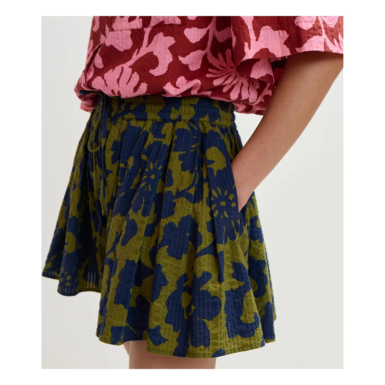 Short Jittery Coton | Avocat- Image produit n°4
