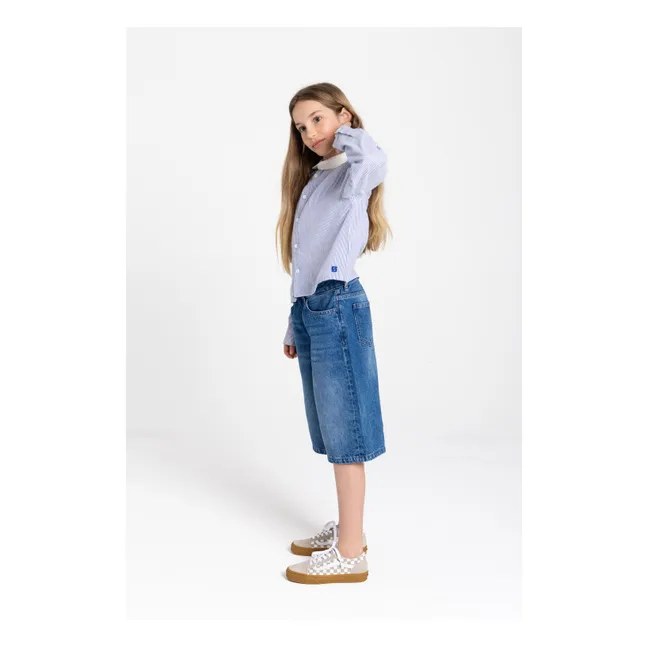 Denim Bermuda Russel | Denim blue