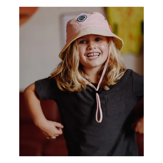 Bob Cordon Ajustable Mini Coton Bio | Rose pâle