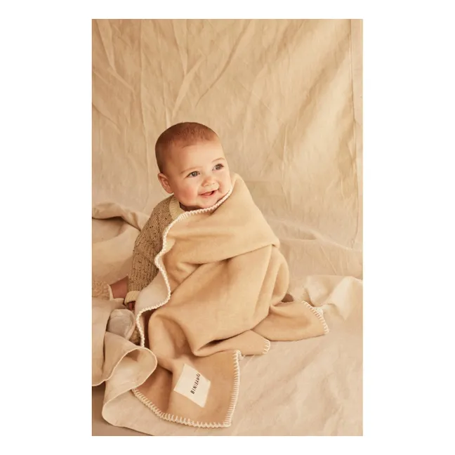 Merino wool blanket | Peanut