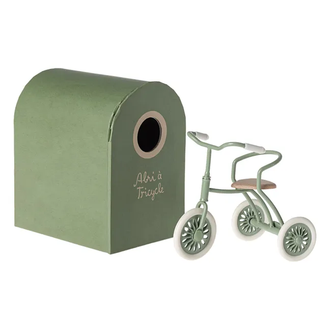 Tricycle et son abri | Vert