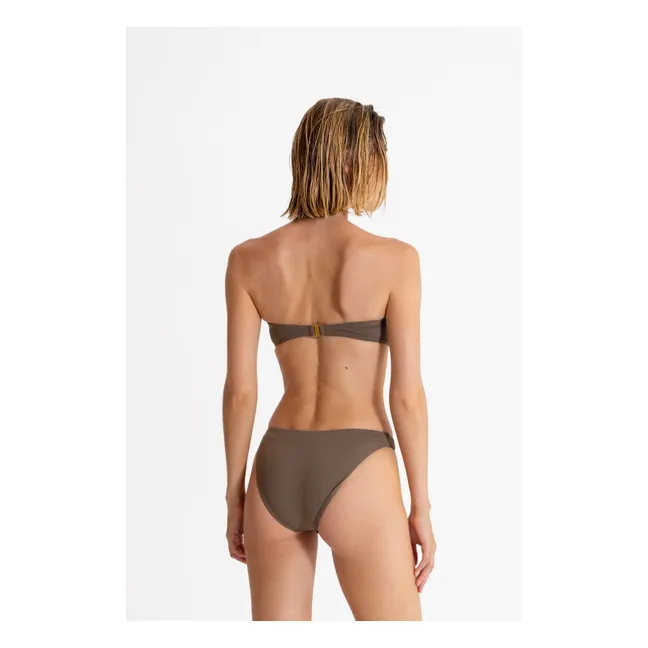 Haut de Maillot Brooke | Marron glacé