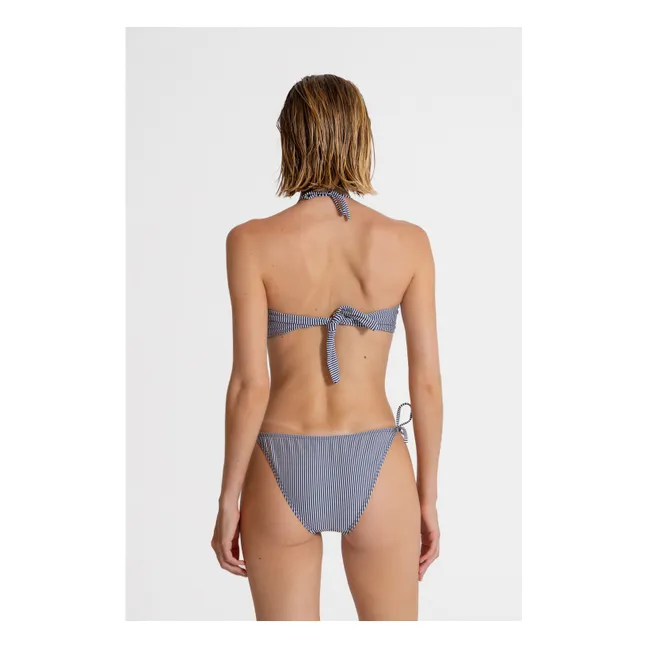 Haut de Maillot Abbie Rayé | Bleu marine
